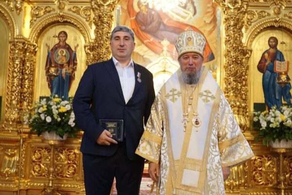 Арсена Размиковича Саркисяна ИФНС №3 Краснодара награждён медалью святой великомученицы Екатерины II степени