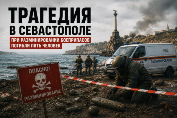 Пятеро погибли при разминировании боеприпасов ВСУ в Севастополе